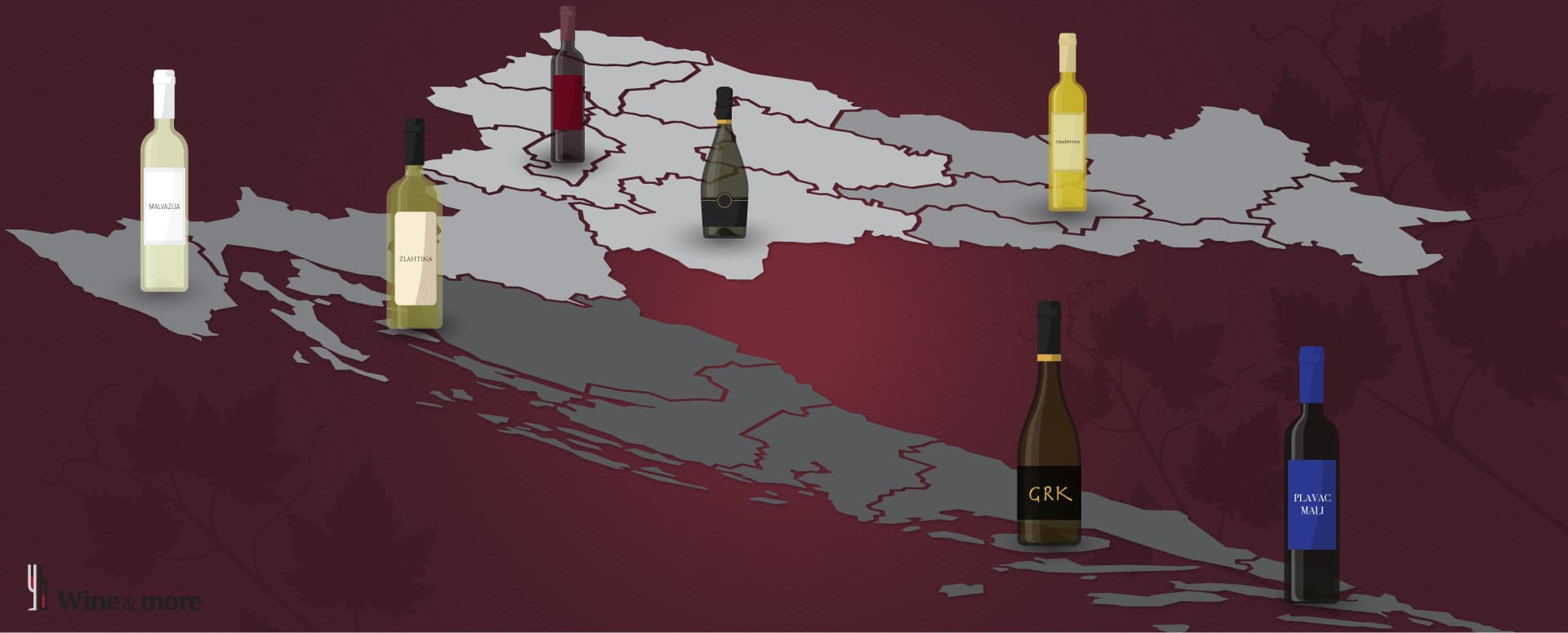 Croatian Wine Map - Wine Regions of Croatia - The Wine & More